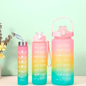 3 Piece Water Bottle Set