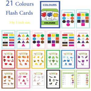 21 Color Flash Cards