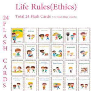 24 Life Rules Flash Cards