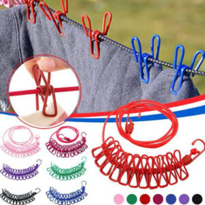 Portable Elastic Clothesline