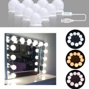 Vanity Mirror Light LED Bulbs for Makeup Mirror Stand 10 Bulbs